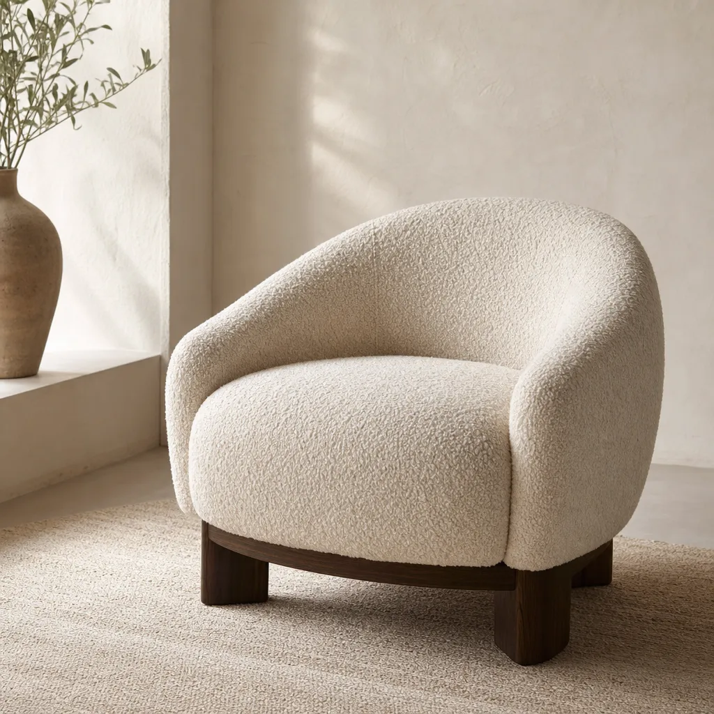 Fauteuil Bouclé Design — N°05