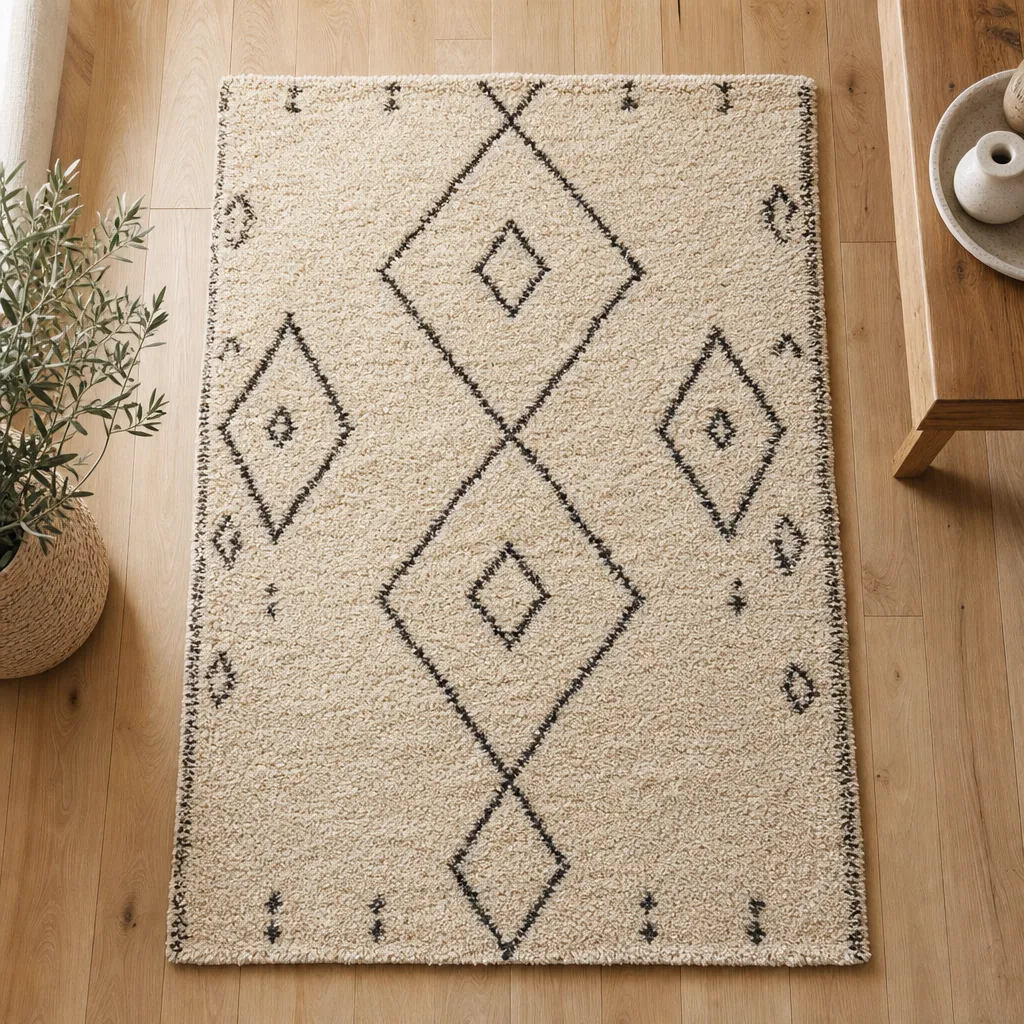 Tapis Berbère Beige 120 x 170 Signature